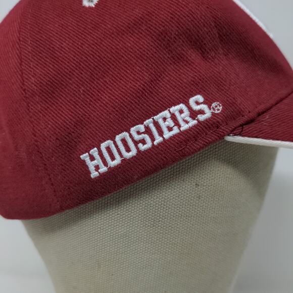 Steve & Barry's IU Indiana Hoosiers Strapback Hat Embroidered Logo Red OSFA - Picture 7 of 12